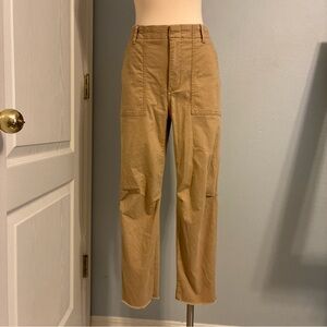 Banana Republic Girlfriend Authentic Chino Tan Pant, Size 8 Petite